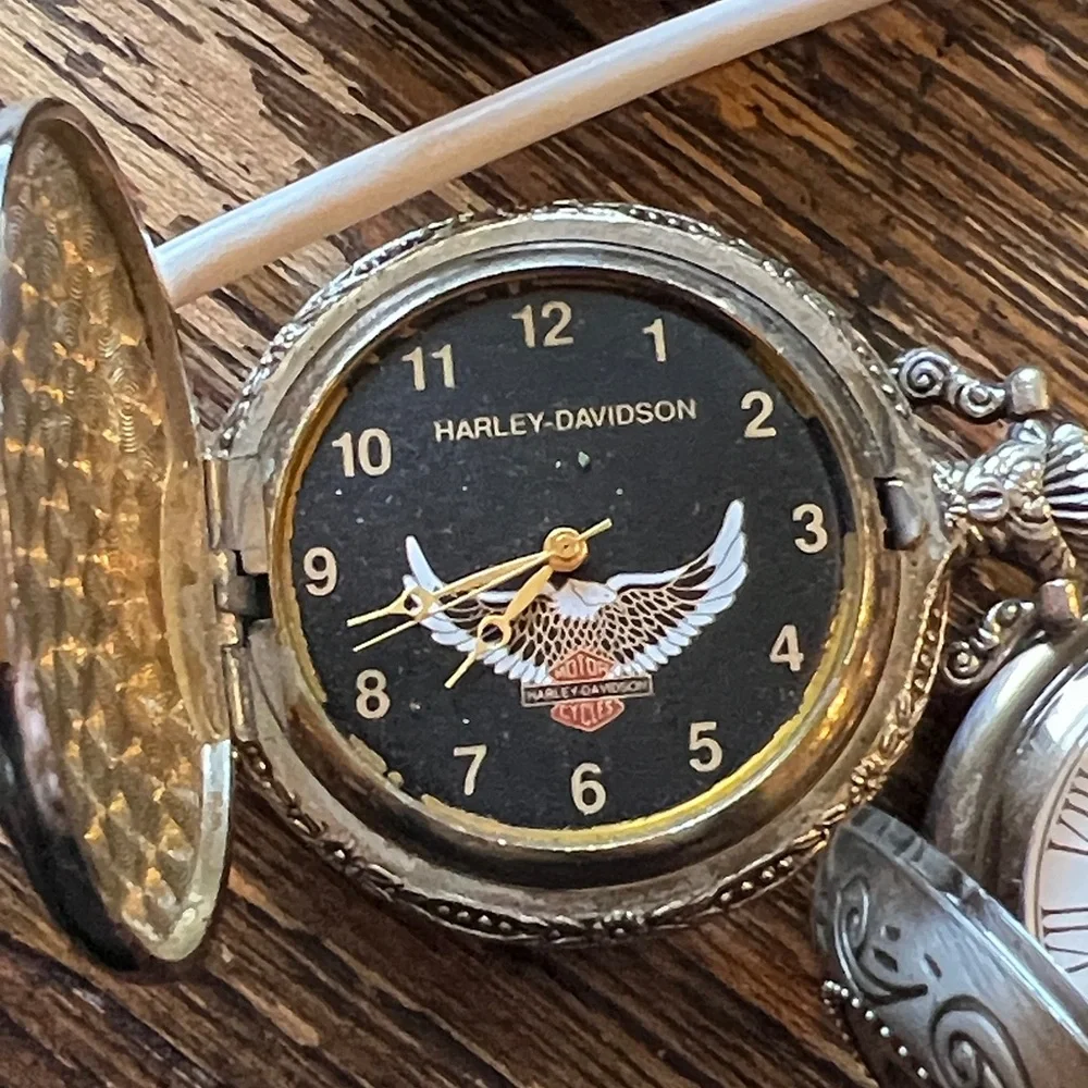 Lot mens project pocket watches Harley Davidson murder